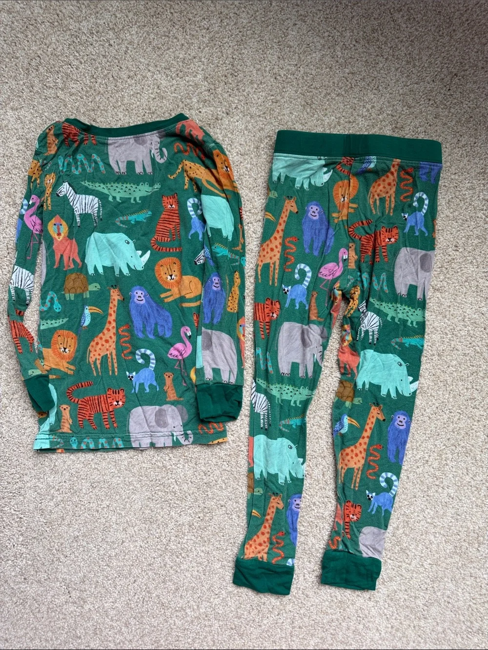 Little Sleepies Wild Zoo Two-Piece Pajama Set